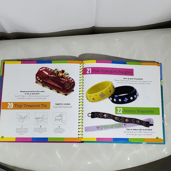 "101 Things to Make and Do with Jewels" - Silver Dolphin Books (Craft Idea Book) - Picture 4 of 10